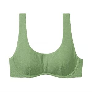 Full Bikini Victoria's Secret THE WAVE Green Bikini Top And String Tie Bottom